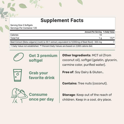 BeetRoot 9,000mg Extract