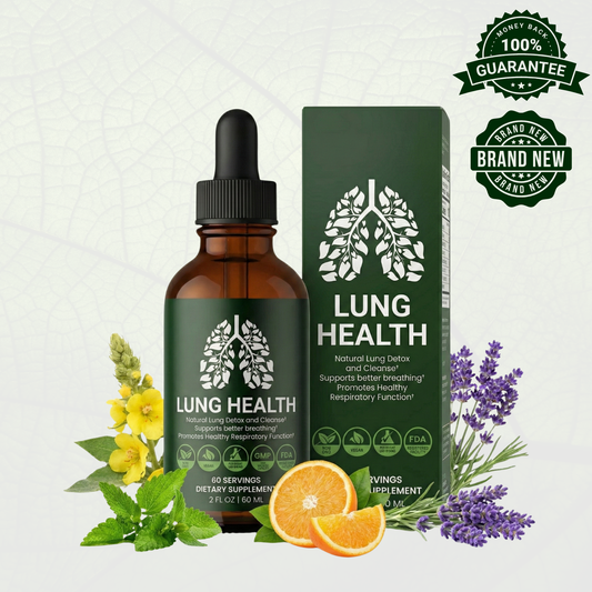 New Fast Absorbtion Mullein Lung Drops
