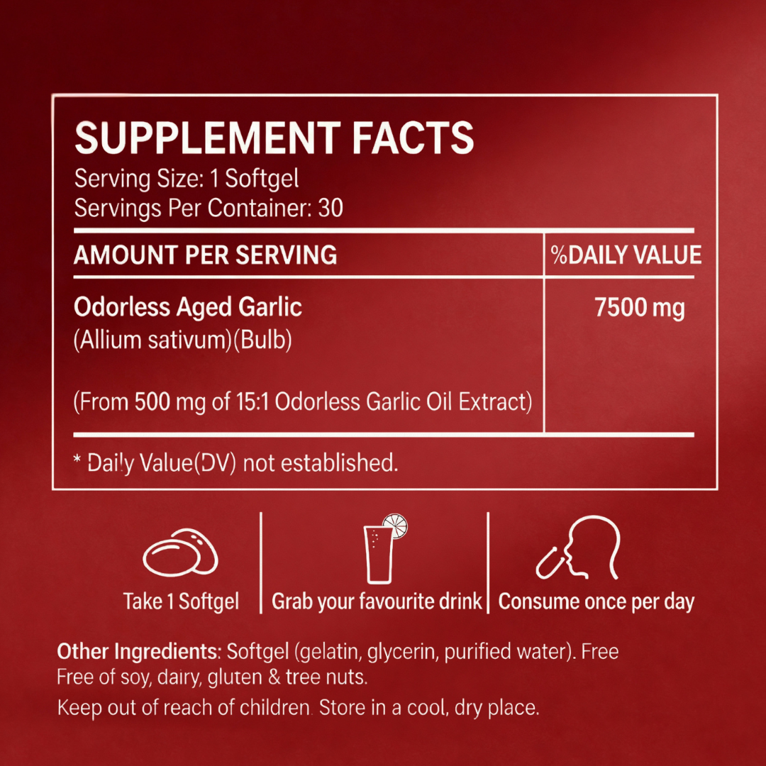 Aged Garlic Extract - 7500 Odorless